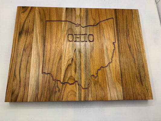 State Cutting Board Teak Butchers Block Your choice of State