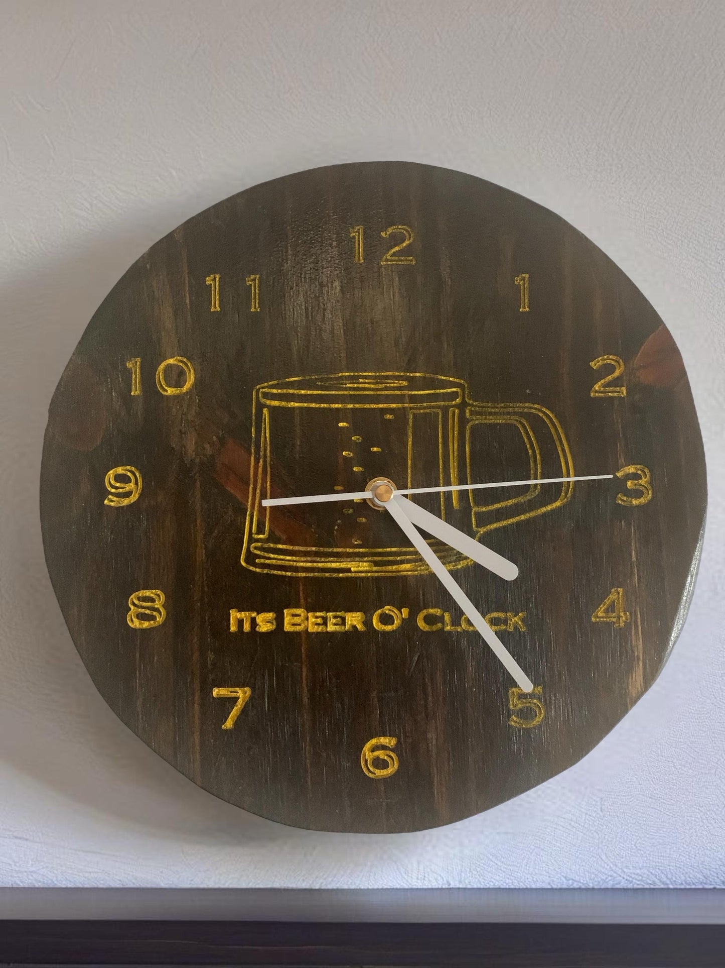 Its Beer O’ Clock Hangable Wall Clock